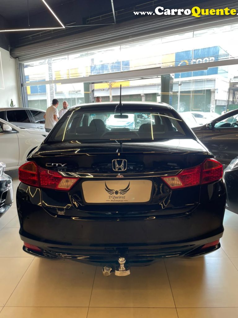 HONDA   CITY SEDAN LX 1.5 FLEX 16V 4P AUT.   PRETO 2017 1.5 FLEX - Loja