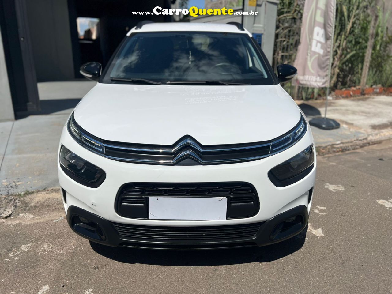 CITROËN   C4 CACTUS FEEL 1.6 16V FLEX AUT.   BRANCO 2020 1.6 FLEX - Loja