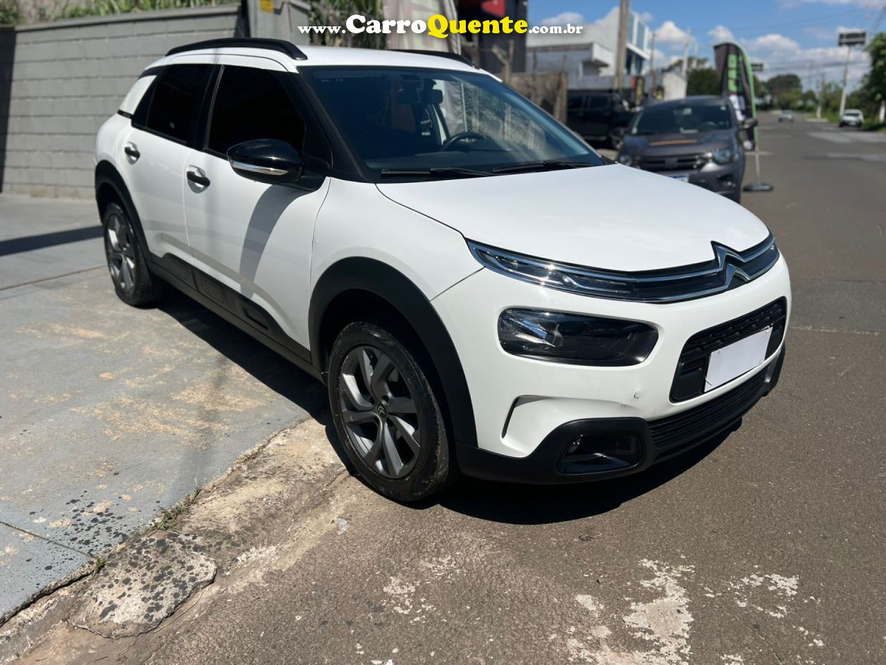 CITROËN   C4 CACTUS FEEL 1.6 16V FLEX AUT.   BRANCO 2020 1.6 FLEX - Loja