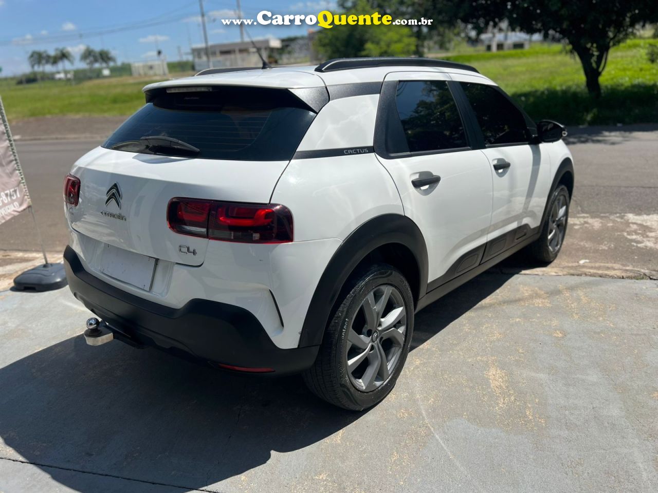 CITROËN   C4 CACTUS FEEL 1.6 16V FLEX AUT.   BRANCO 2020 1.6 FLEX - Loja