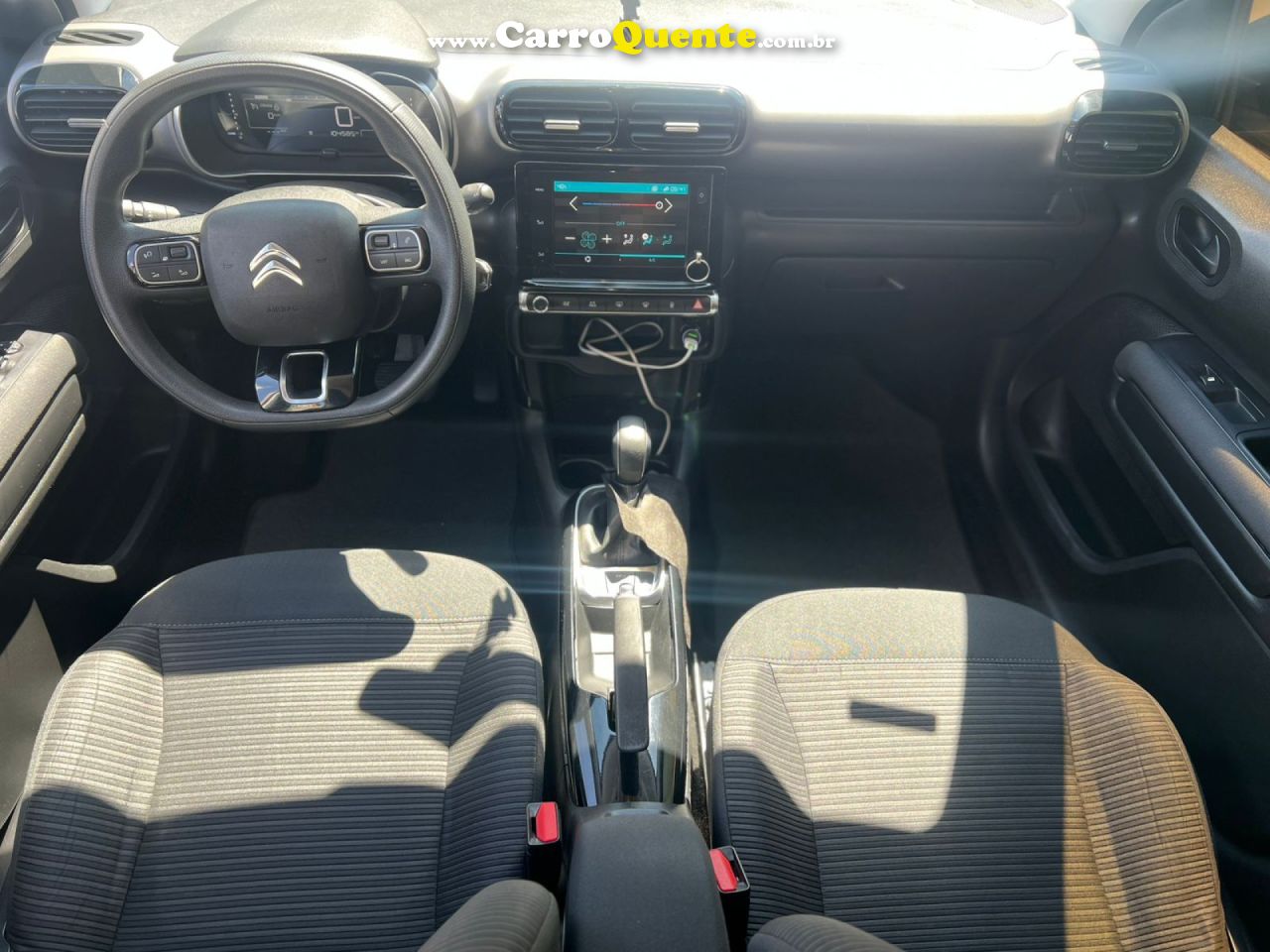 CITROËN   C4 CACTUS FEEL 1.6 16V FLEX AUT.   BRANCO 2020 1.6 FLEX - Loja