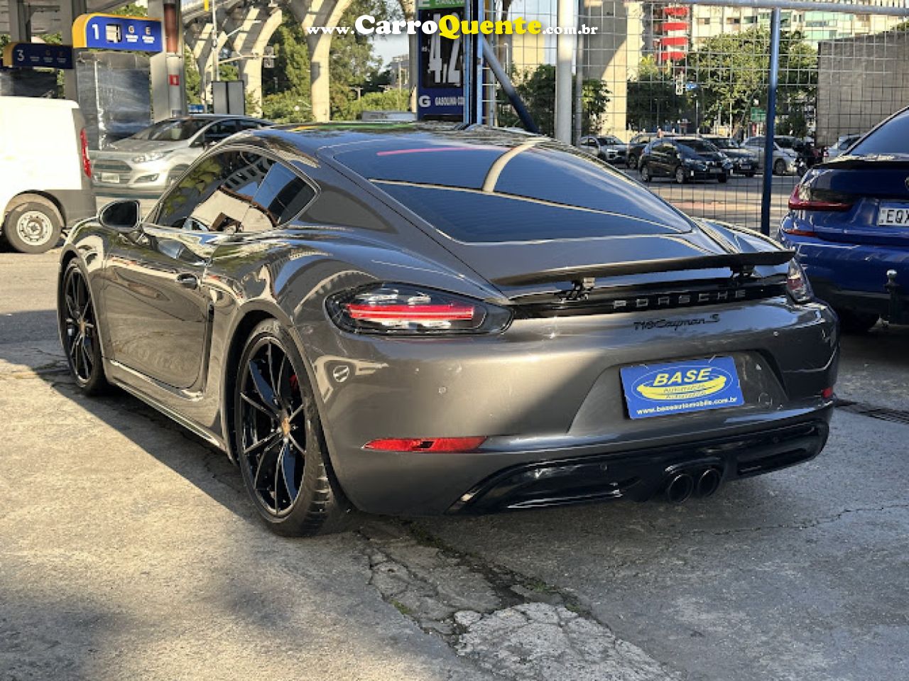 PORSCHE   718 CAYMAN S 2.5 350CV   CINZA 2018 2.5 16V GASOLINA - Loja