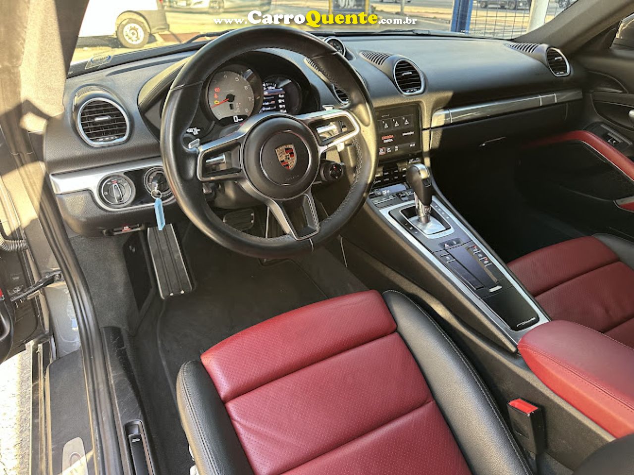 PORSCHE   718 CAYMAN S 2.5 350CV   CINZA 2018 2.5 16V GASOLINA - Loja