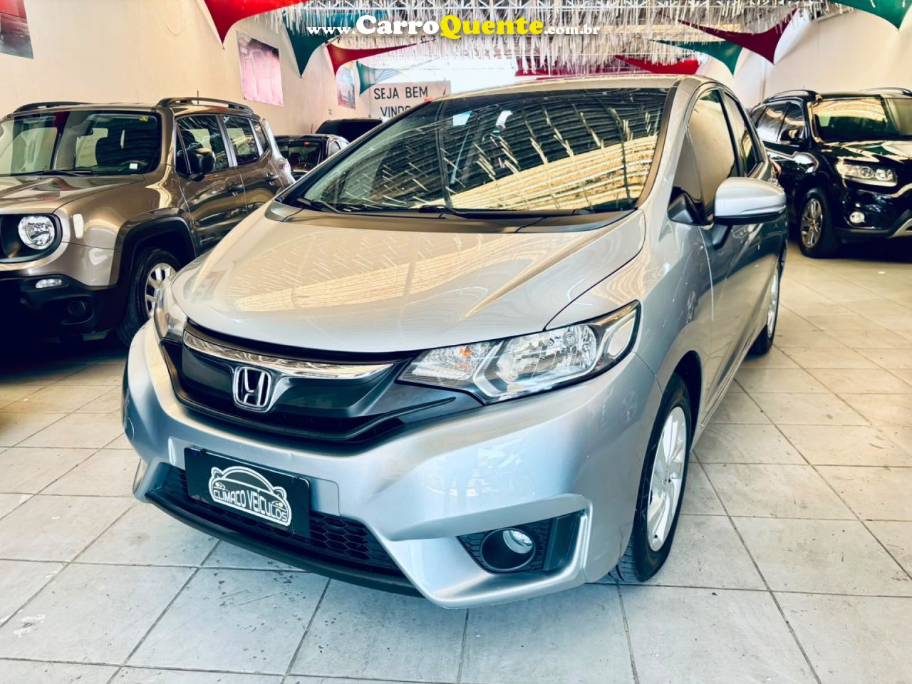 HONDA   FIT LX 1.5 FLEXONE 16V 5P AUT.   PRATA 2017 1.5 FLEX - Loja