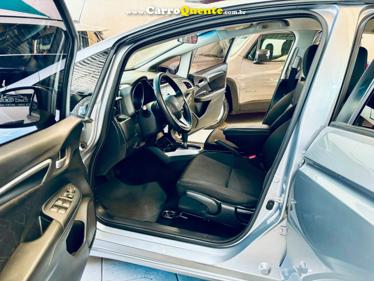 HONDA   FIT LX 1.5 FLEXONE 16V 5P AUT.   PRATA 2017 1.5 FLEX - Loja