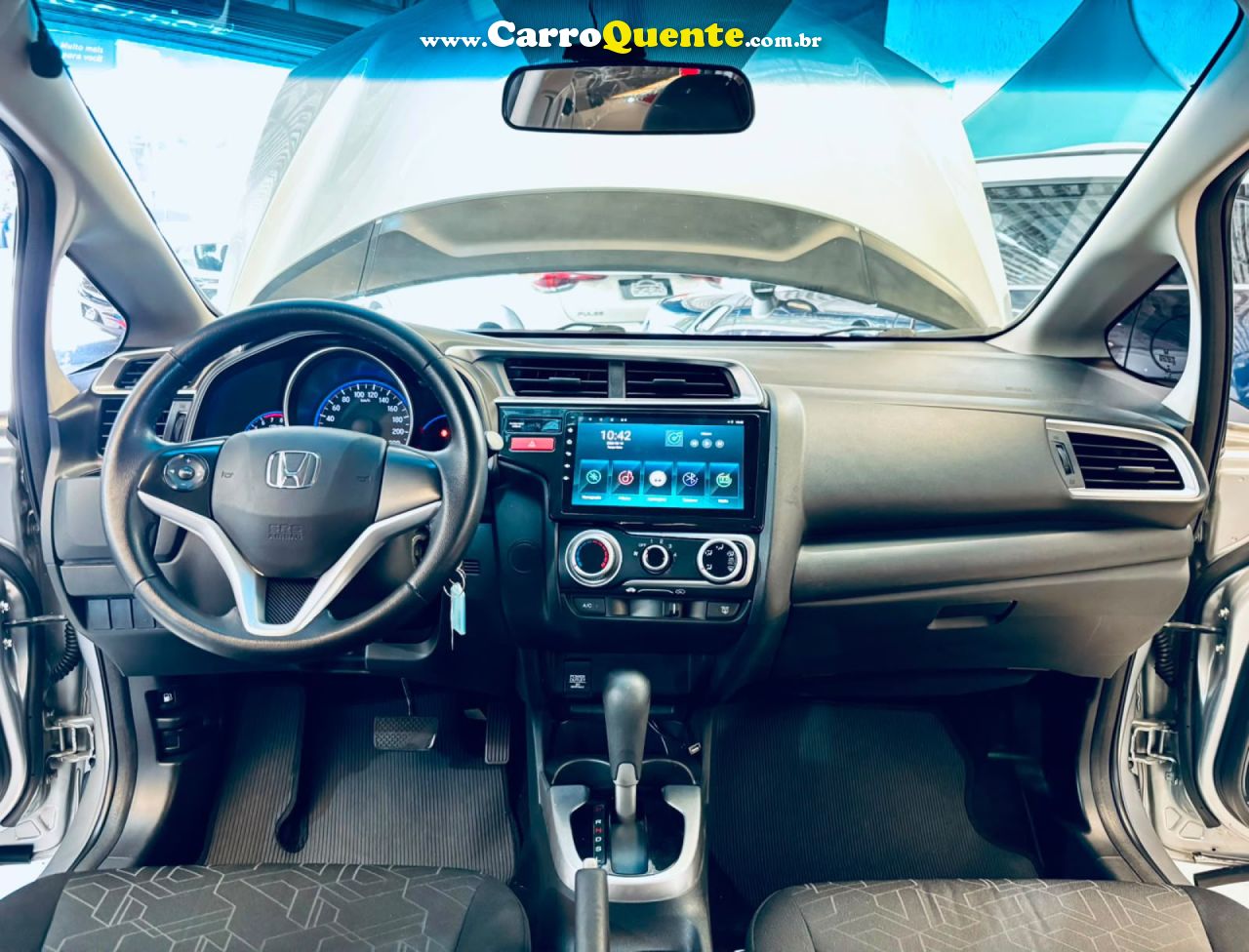 HONDA   FIT LX 1.5 FLEXONE 16V 5P AUT.   PRATA 2017 1.5 FLEX - Loja