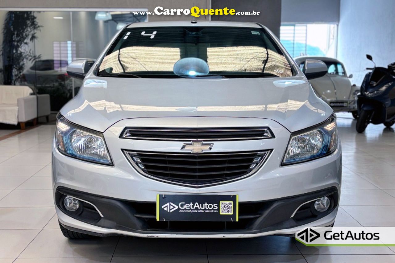CHEVROLET   ONIX HATCH LT 1.4 8V FLEXPOWER 5P AUT.   PRATA 2014 1.4 FLEX - Loja