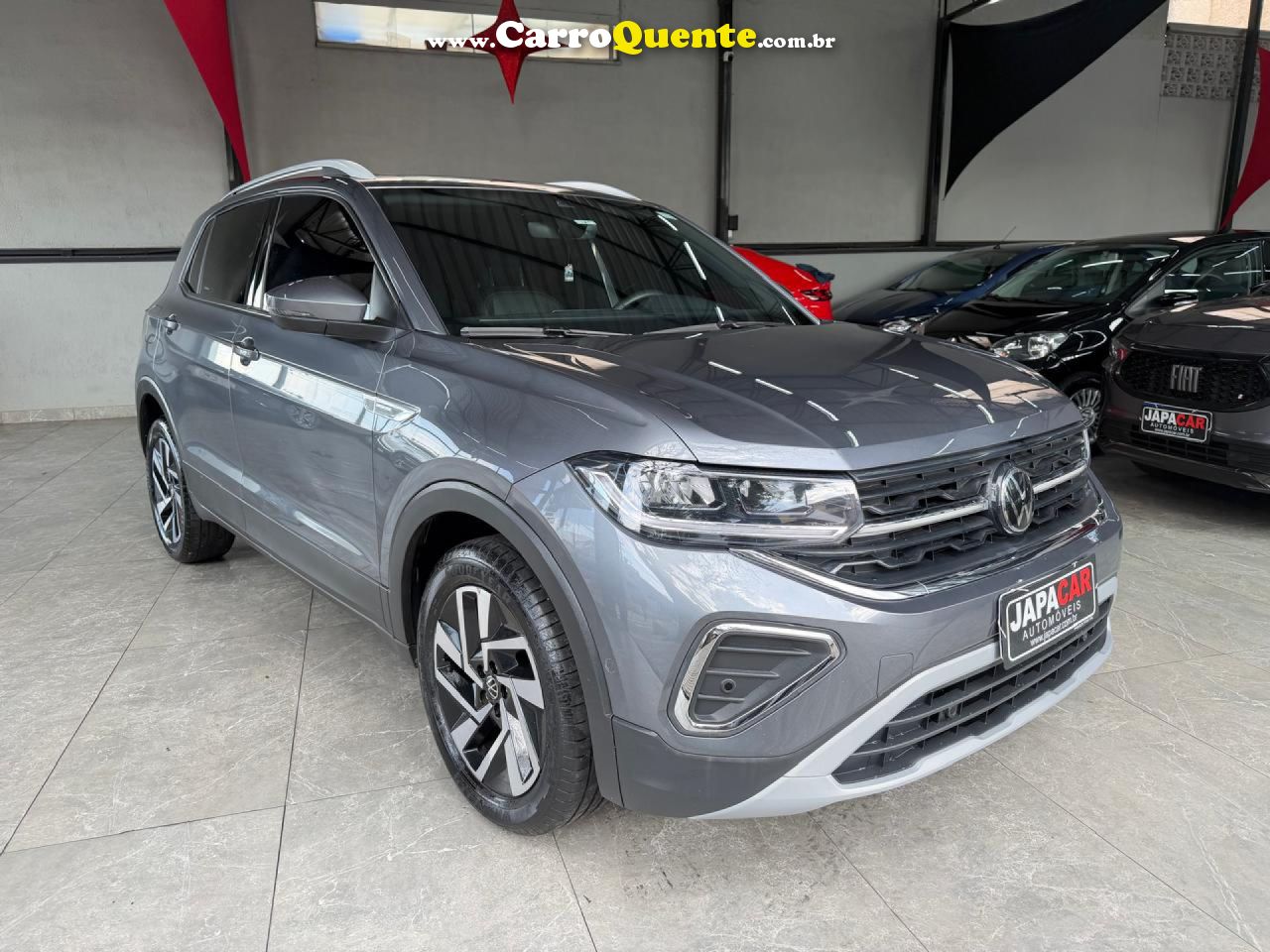 VOLKSWAGEN   T-CROSS HIGHLINE 1.4 TSI FLEX 16V 5P AUT   CINZA 2026 1.4 FLEX - Loja
