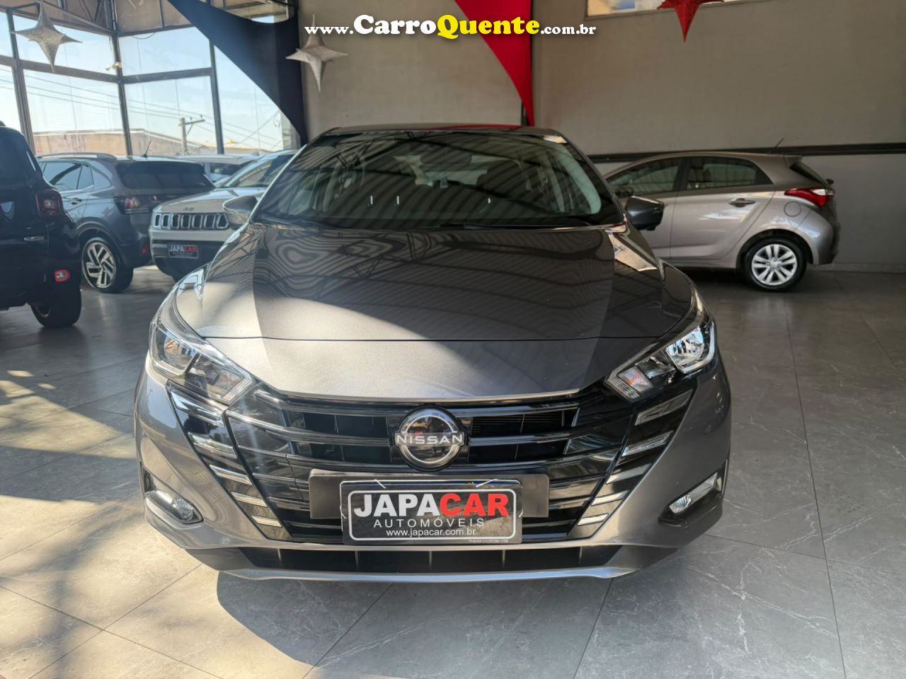 NISSAN   VERSA ADVANCE 1.6 16V FLEX AUT.   CINZA 2024 1.6 FLEX - Loja