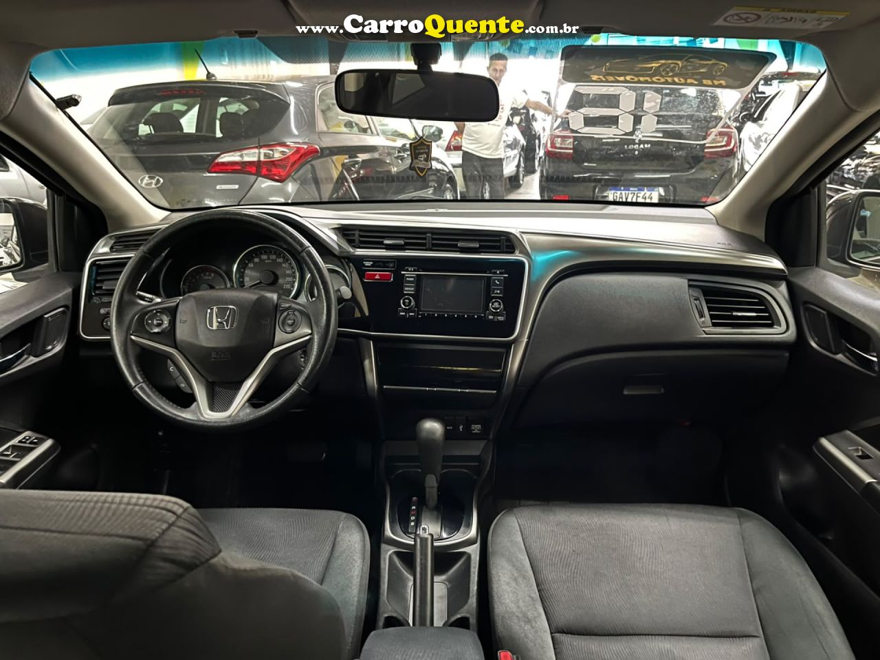 HONDA   CITY SEDAN EX 1.5 FLEX 16V 4P AUT.   MARROM 2016 1.5 FLEX - Loja
