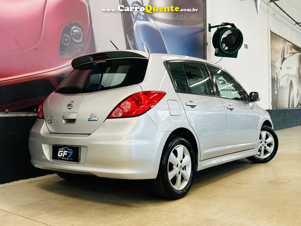 NISSAN   TIIDA SL 1.81.8 FLEX 16V AUT.   PRATA 2012 1.8 FLEX - Loja