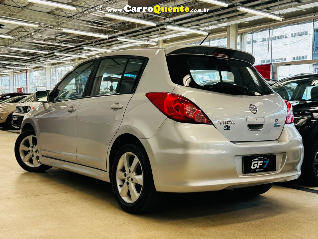 NISSAN   TIIDA SL 1.81.8 FLEX 16V AUT.   PRATA 2012 1.8 FLEX - Loja