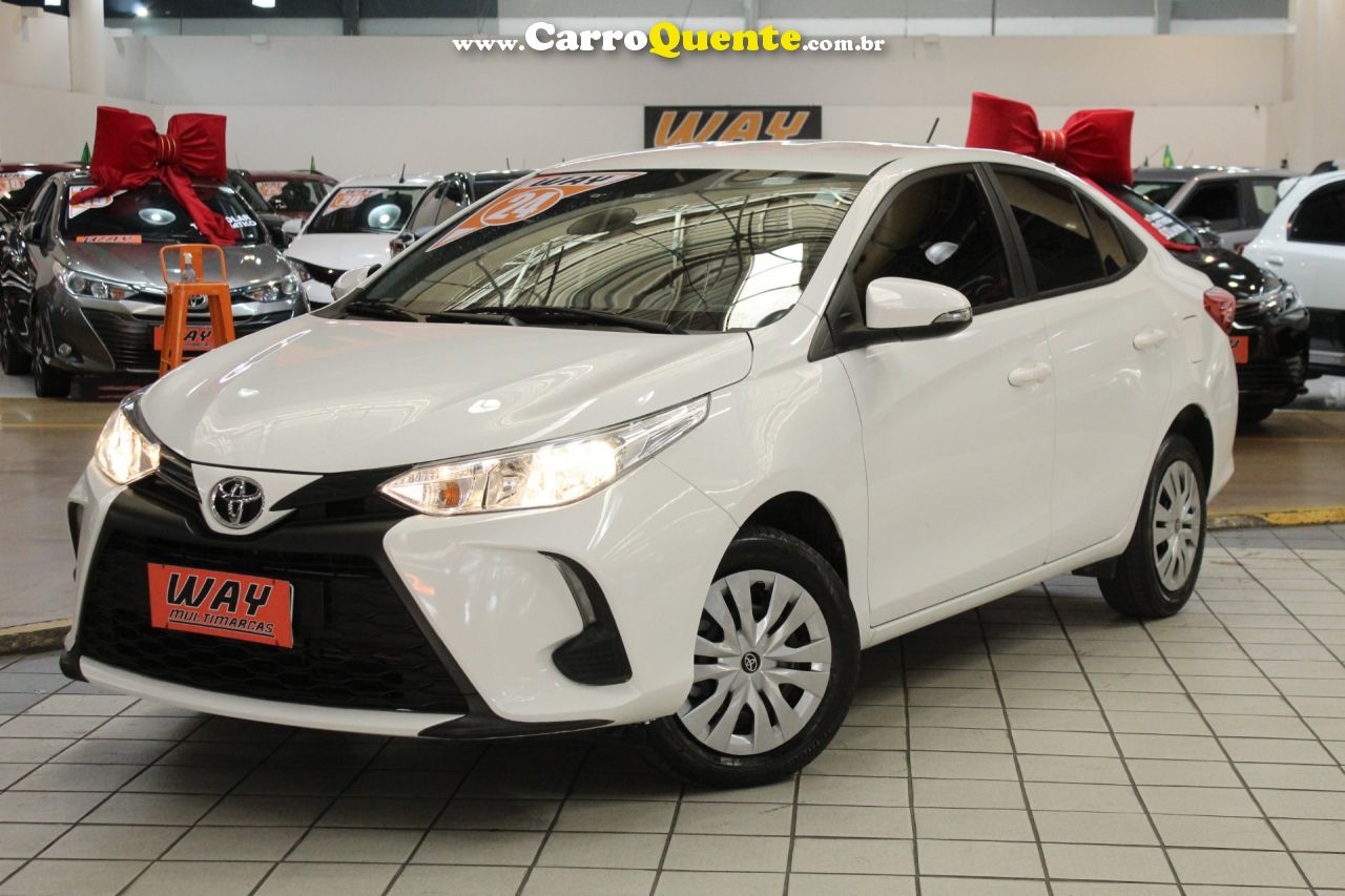 TOYOTA YARIS 1.5 16V SEDAN XL LIVE MULTIDRIVE 2024 - Loja