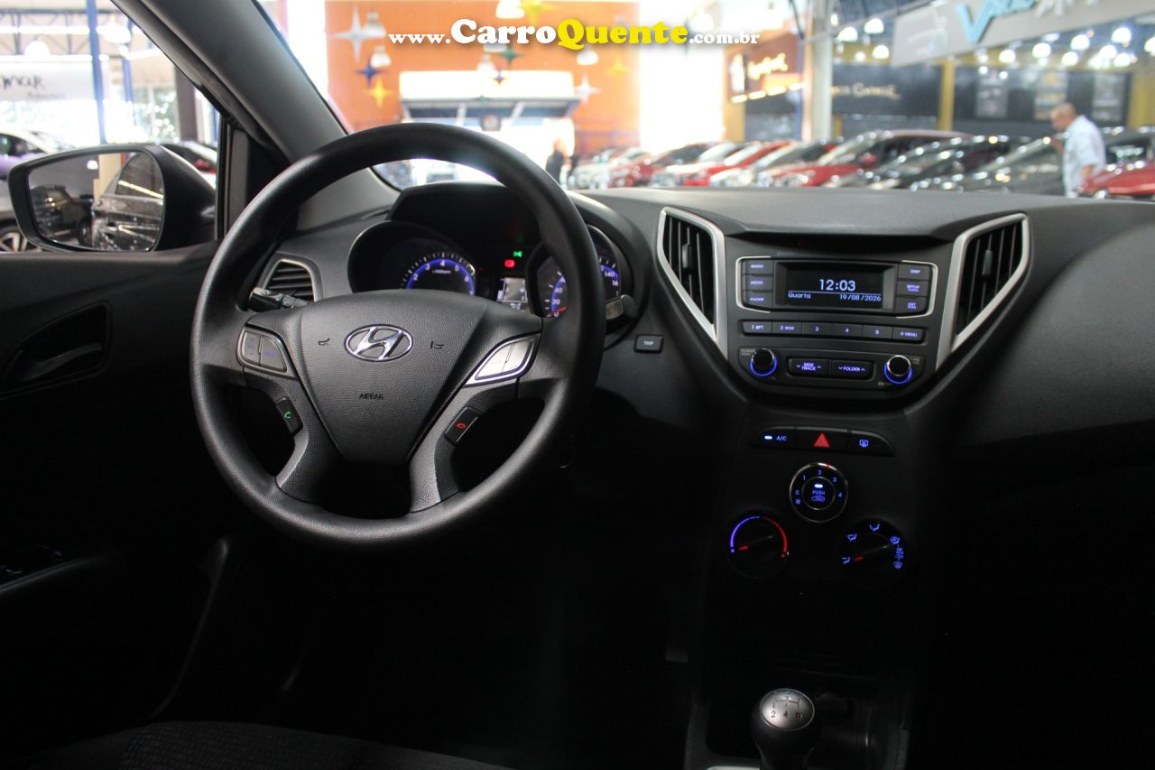 HYUNDAI HB20 1.0 UNIQUE 12V 2019 - Loja