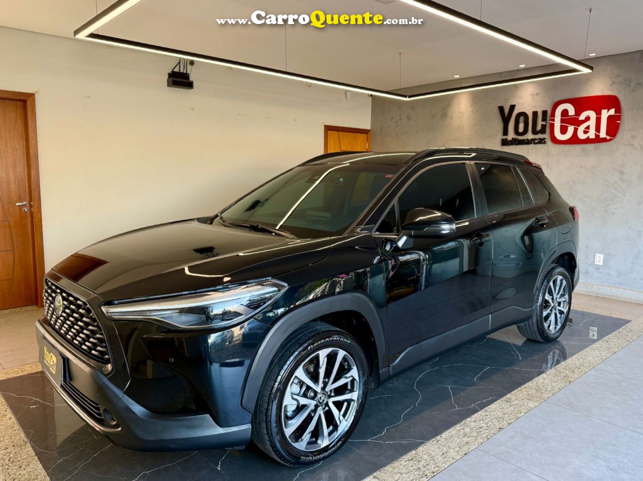 TOYOTA   COROLLA CROSS XRE 2.0 16V FLEX AUT.   PRETO 2024 2.0 FLEX - Loja