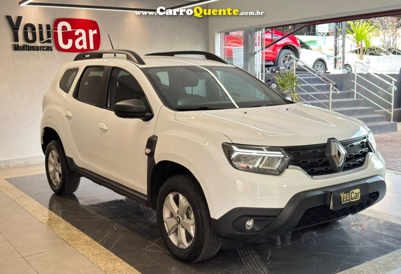 RENAULT   DUSTER INTENSE PLUS FLEX 1.6 MT   BRANCO 2025 1.6 FLEX - Loja