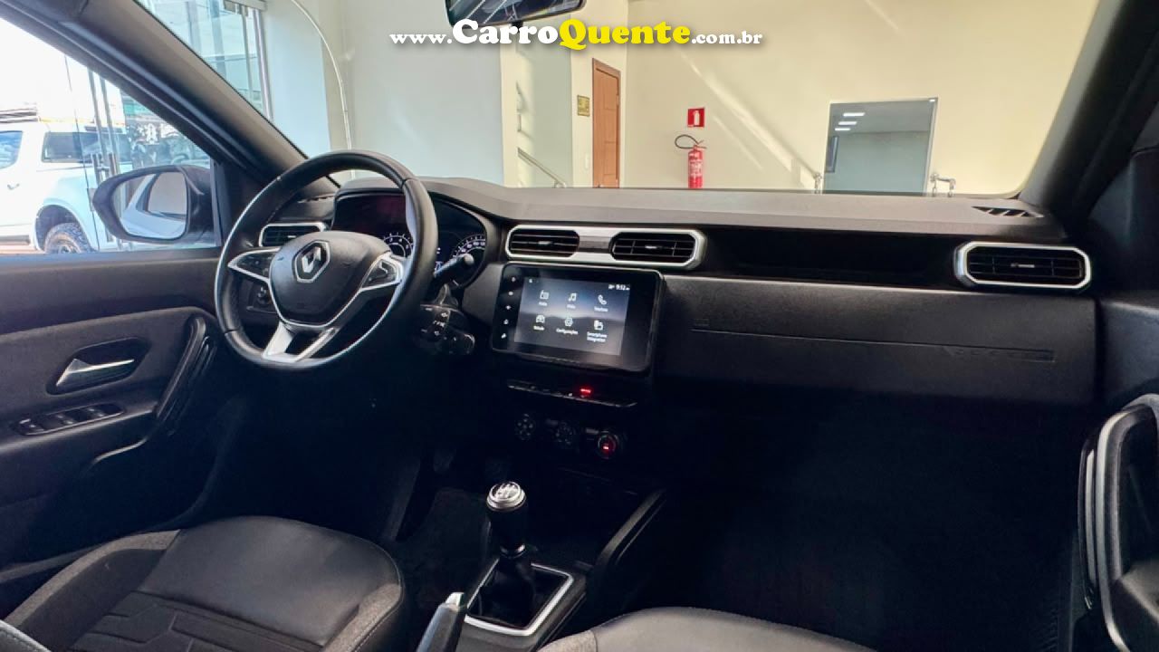 RENAULT   DUSTER INTENSE PLUS FLEX 1.6 MT   BRANCO 2025 1.6 FLEX - Loja