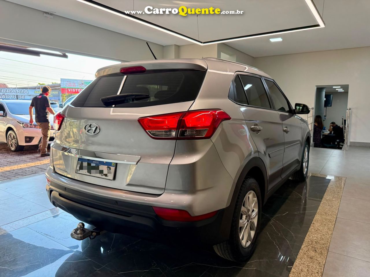 HYUNDAI   CRETA ACTION 1.6 16V FLEX AUT.   PRATA 2022 1.6 FLEX - Loja