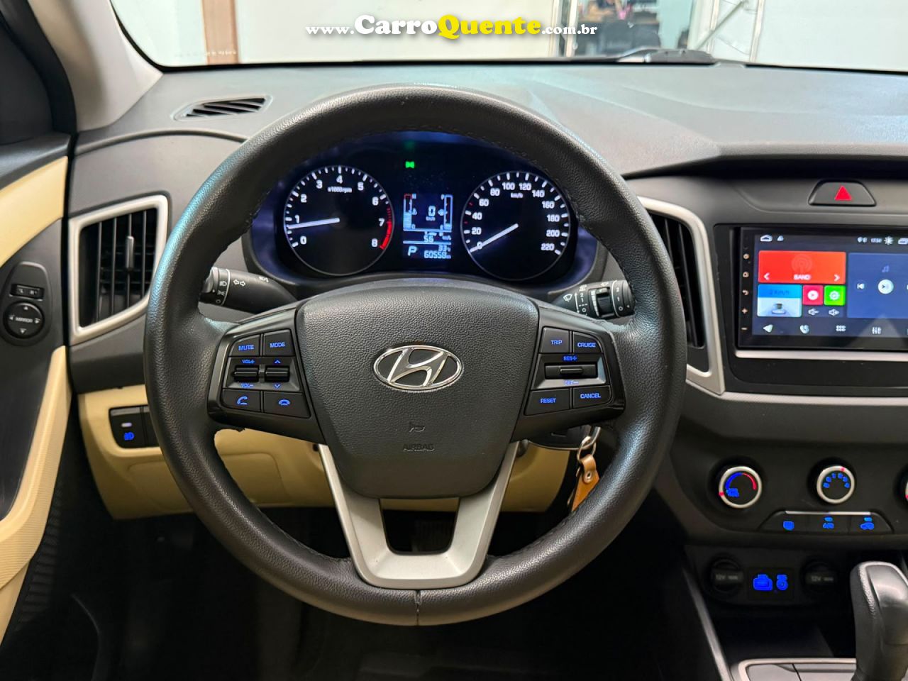 HYUNDAI   CRETA ACTION 1.6 16V FLEX AUT.   PRATA 2022 1.6 FLEX - Loja