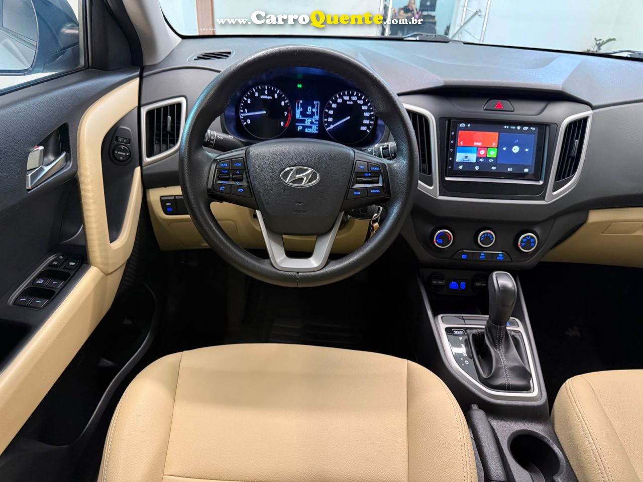 HYUNDAI   CRETA ACTION 1.6 16V FLEX AUT.   PRATA 2022 1.6 FLEX - Loja