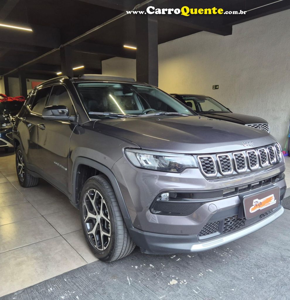 JEEP   COMPASS LONG. T270 1.3 TB 4X2 FLEX AUT.   CINZA 2025 1.3 FLEX - Loja