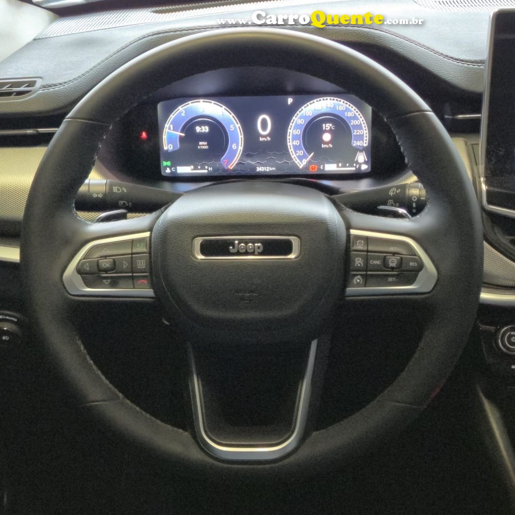 JEEP   COMPASS LONG. T270 1.3 TB 4X2 FLEX AUT.   CINZA 2025 1.3 FLEX - Loja