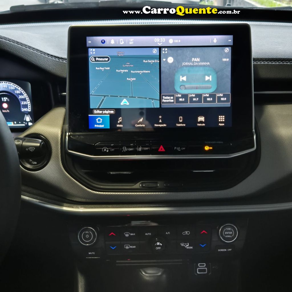 JEEP   COMPASS LONG. T270 1.3 TB 4X2 FLEX AUT.   CINZA 2025 1.3 FLEX - Loja
