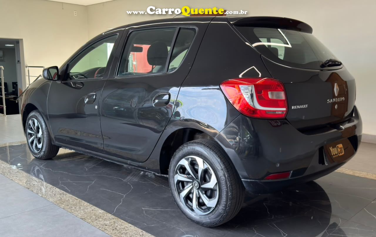 RENAULT   SANDERO EXPRESSION FLEX 1.0 12V 5P   PRETO 2017 1.0 FLEX - Loja