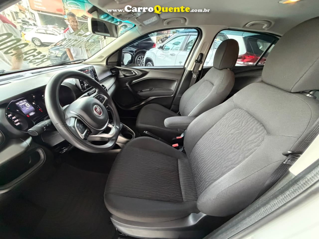 FIAT   CRONOS DRIVE GSR 1.3 8V FLEX   BRANCO 2019 1.3 FLEX - Loja