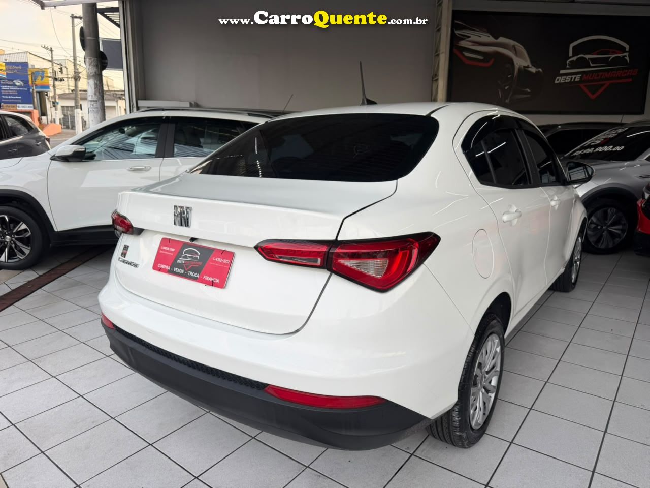 FIAT   CRONOS DRIVE GSR 1.3 8V FLEX   BRANCO 2019 1.3 FLEX - Loja