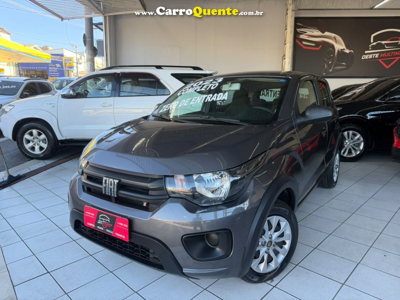 FIAT   MOBI LIKE 1.0 FIRE FLEX 5P.   CINZA 2023 1.0 FLEX - Loja