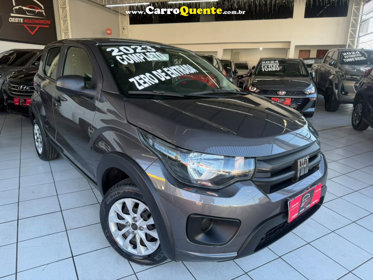 FIAT   MOBI LIKE 1.0 FIRE FLEX 5P.   CINZA 2023 1.0 FLEX - Loja