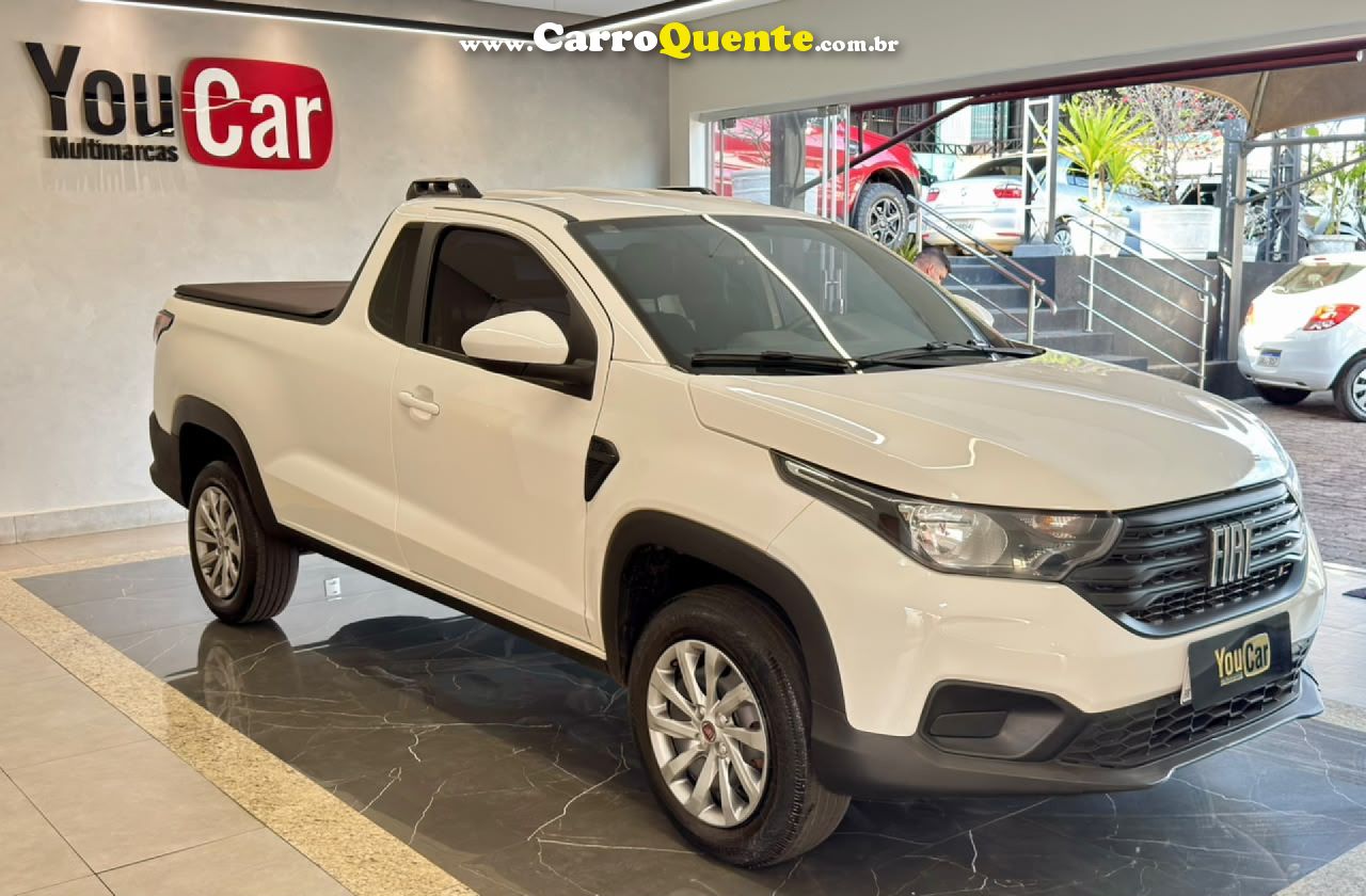 FIAT   STRADA ENDURANCE 1.4 FLEX 8V CS PLUS   BRANCO 2023 1.4 FLEX - Loja