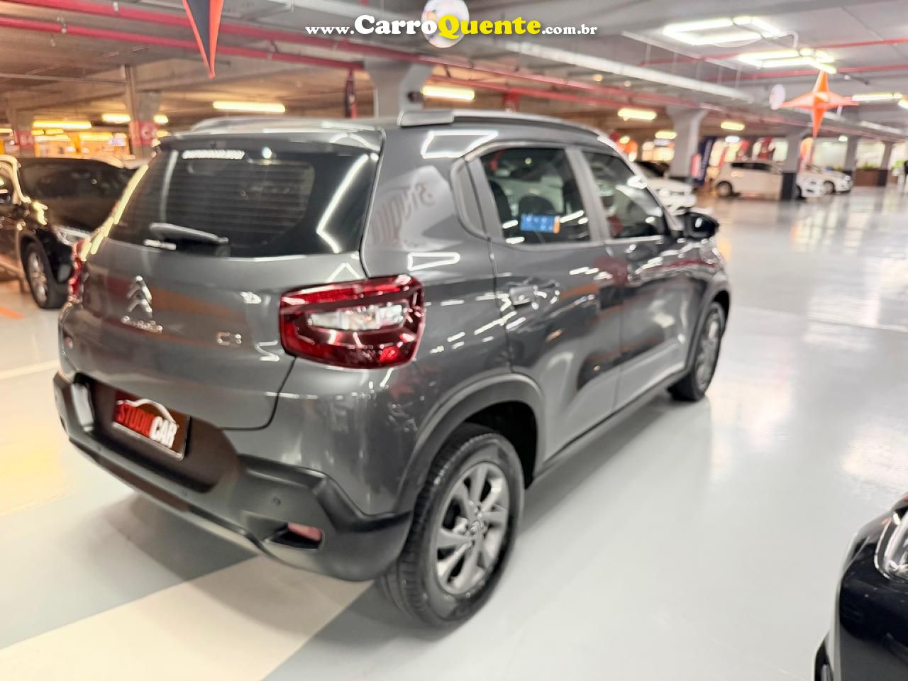 CITROËN   C3 FEEL 1.6 FLEX 16V 5P MEC.   CINZA 2023 1.6 FLEX - Loja