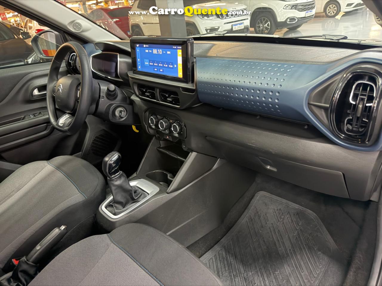 CITROËN   C3 FEEL 1.6 FLEX 16V 5P MEC.   CINZA 2023 1.6 FLEX - Loja