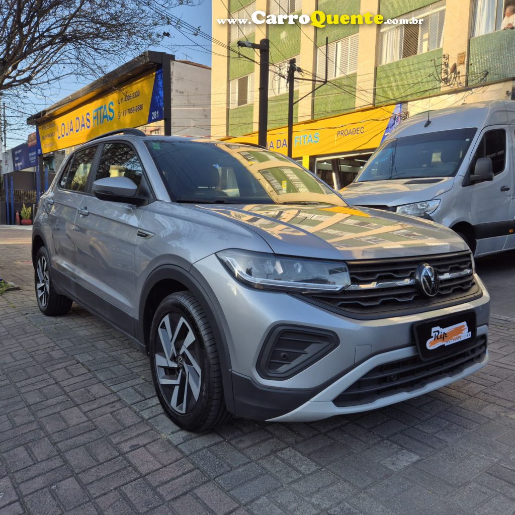 VOLKSWAGEN   T-CROSS COMFOR. 200 TSI 1.0 FLEX 5P AUT.   PRATA 2025 1.0 FLEX - Loja
