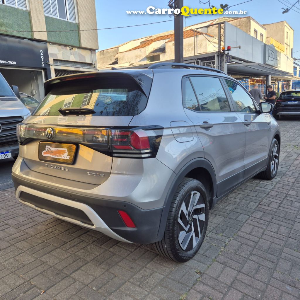 VOLKSWAGEN   T-CROSS COMFOR. 200 TSI 1.0 FLEX 5P AUT.   PRATA 2025 1.0 FLEX - Loja