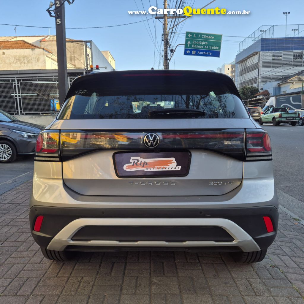 VOLKSWAGEN   T-CROSS COMFOR. 200 TSI 1.0 FLEX 5P AUT.   PRATA 2025 1.0 FLEX - Loja