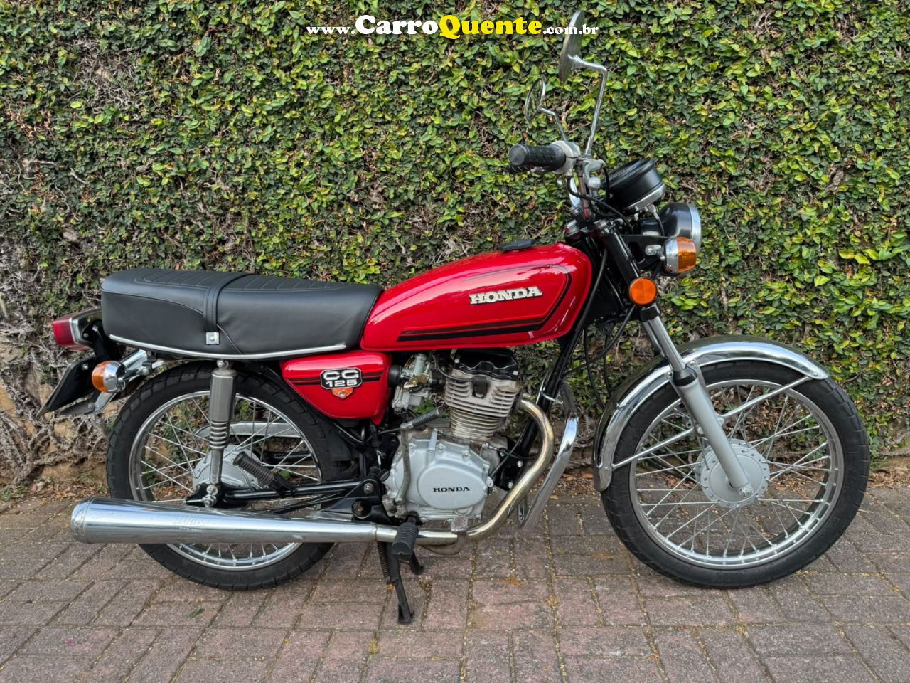 HONDA   CG 125   VERMELHO 1982 125 GASOLINA - Loja
