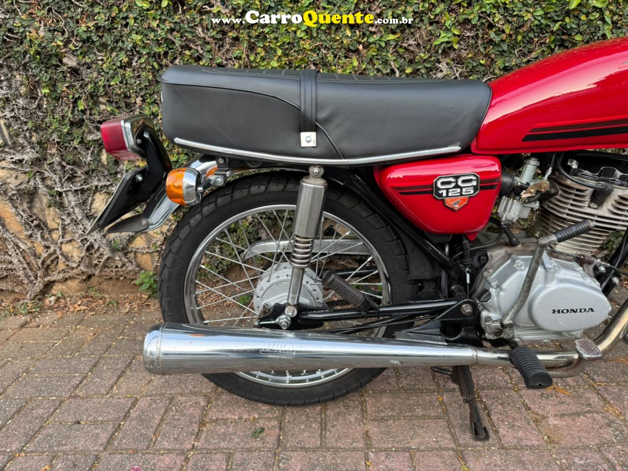 HONDA   CG 125   VERMELHO 1982 125 GASOLINA - Loja