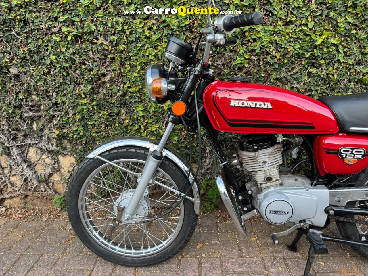 HONDA   CG 125   VERMELHO 1982 125 GASOLINA - Loja