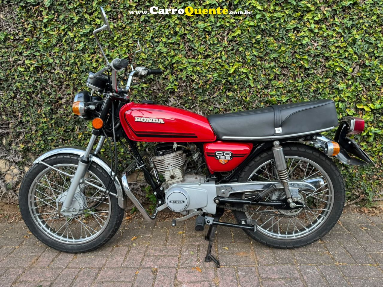 HONDA   CG 125   VERMELHO 1982 125 GASOLINA - Loja