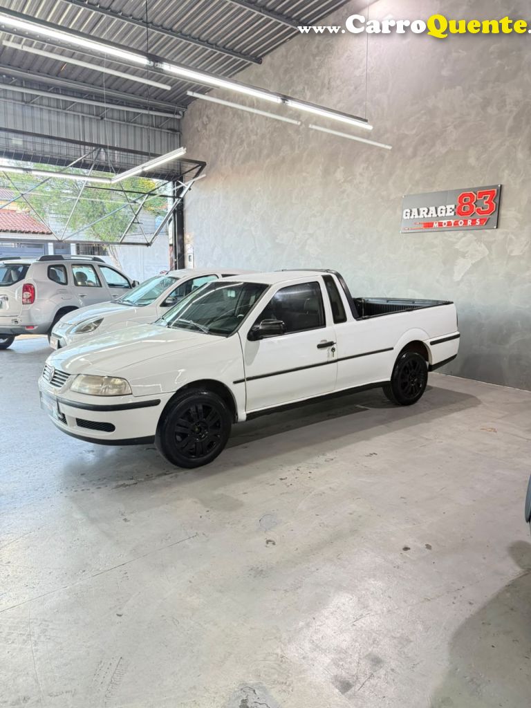 VOLKSWAGEN   SAVEIRO 1.6 MI 1.6MI CITY TOTAL FLEX 8V   BRANCO 2003 1.6 GASOLINA - Loja