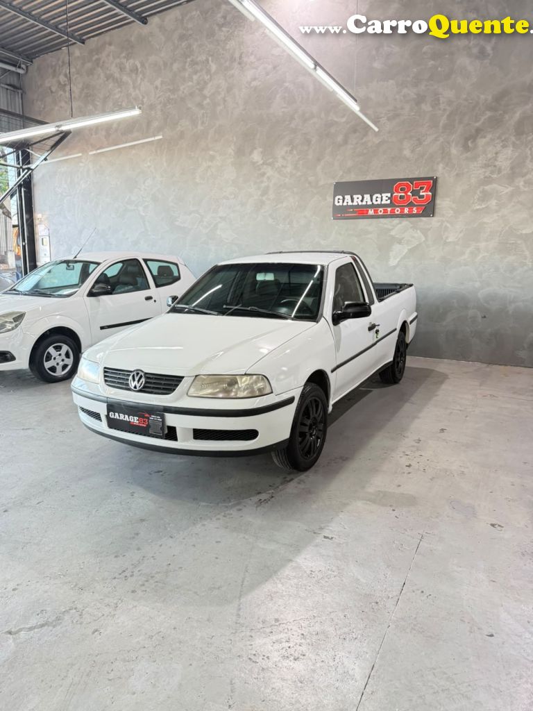 VOLKSWAGEN   SAVEIRO 1.6 MI 1.6MI CITY TOTAL FLEX 8V   BRANCO 2003 1.6 GASOLINA - Loja