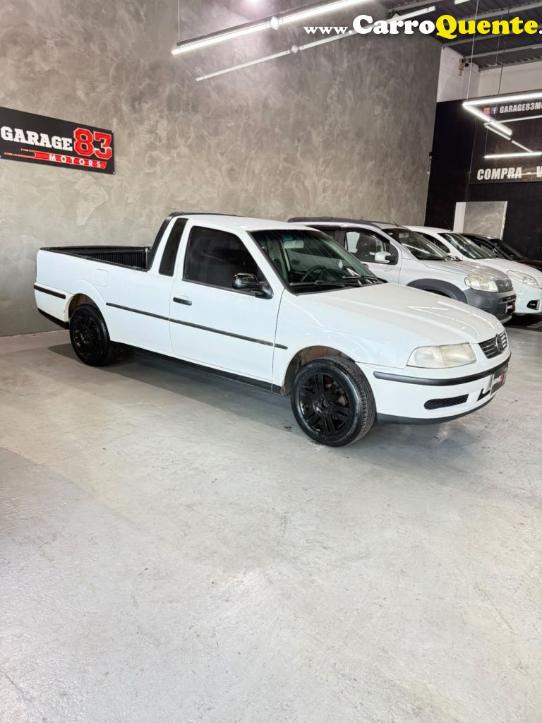 VOLKSWAGEN   SAVEIRO 1.6 MI 1.6MI CITY TOTAL FLEX 8V   BRANCO 2003 1.6 GASOLINA - Loja