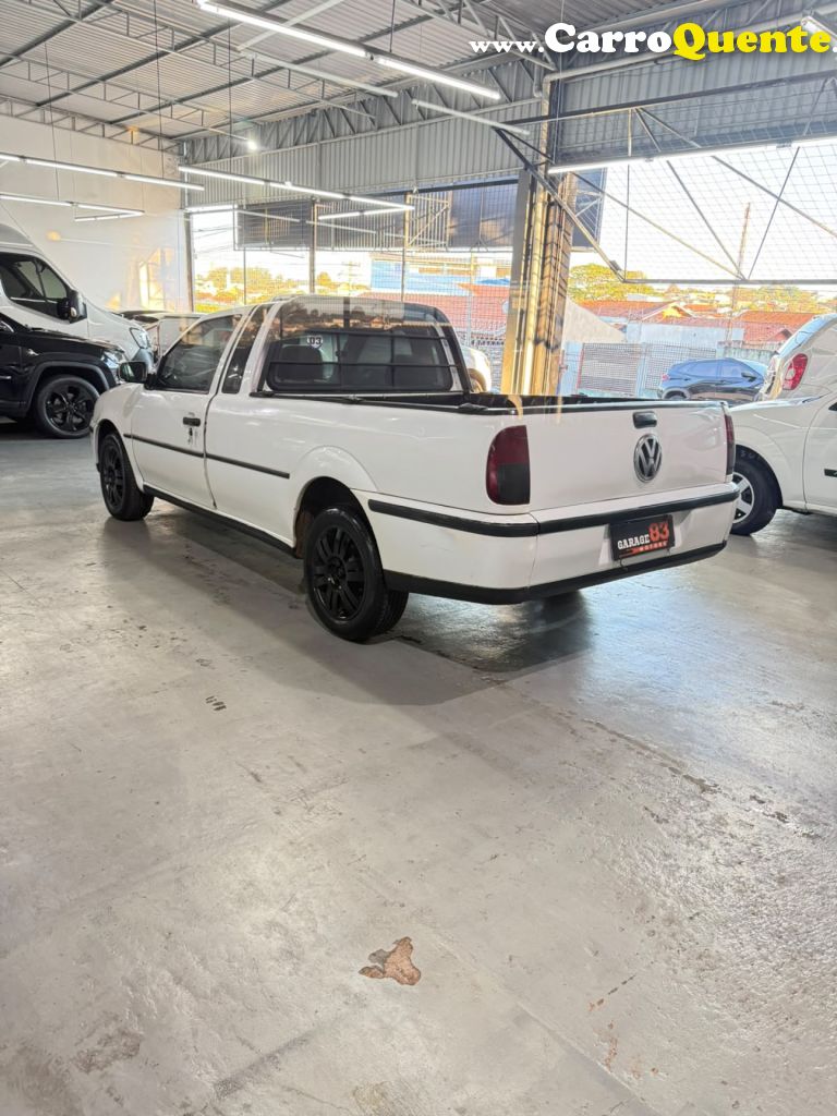 VOLKSWAGEN   SAVEIRO 1.6 MI 1.6MI CITY TOTAL FLEX 8V   BRANCO 2003 1.6 GASOLINA - Loja