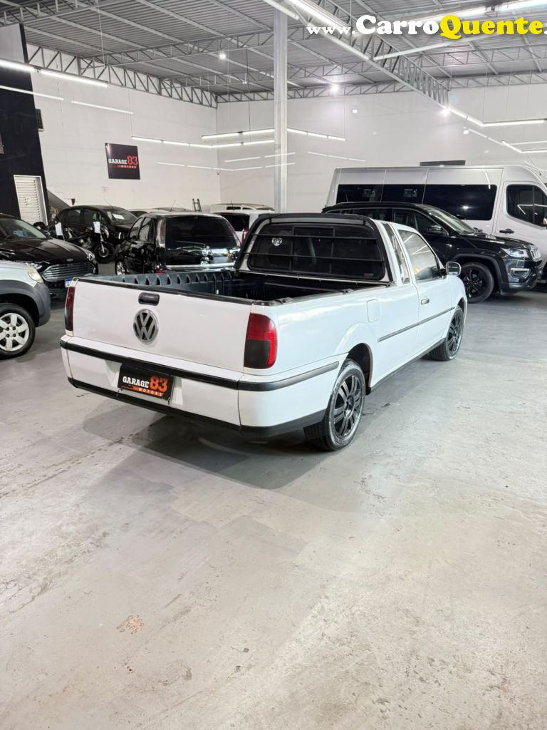 VOLKSWAGEN   SAVEIRO 1.6 MI 1.6MI CITY TOTAL FLEX 8V   BRANCO 2003 1.6 GASOLINA - Loja