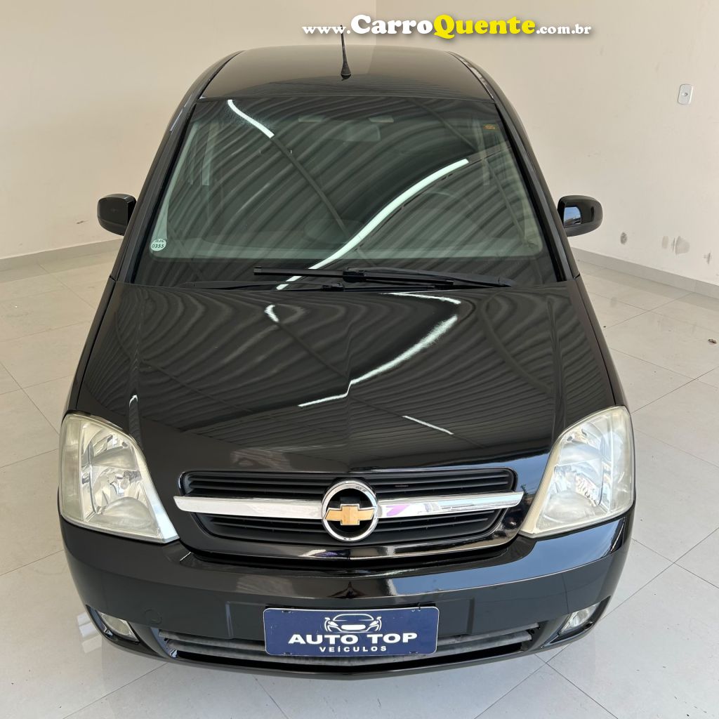 CHEVROLET   MERIVA MAXX 1.8 MPFI 8V FLEXPOWER   PRETO 2008 1.8 FLEX - Loja