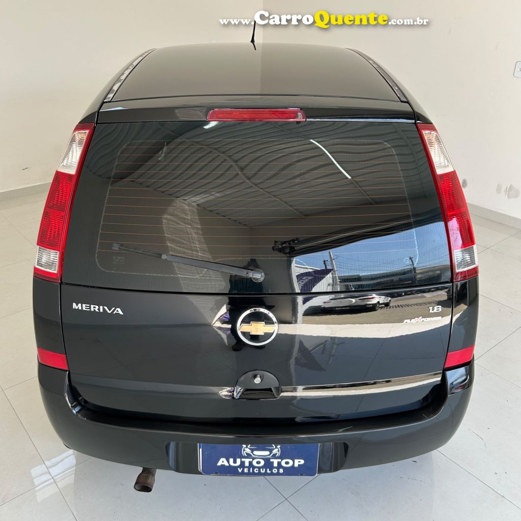 CHEVROLET   MERIVA MAXX 1.8 MPFI 8V FLEXPOWER   PRETO 2008 1.8 FLEX - Loja