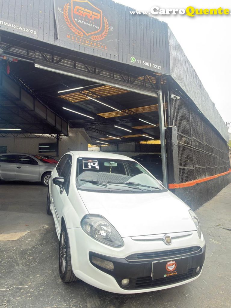 FIAT   PUNTO SPORTING 1.8 FLEX 8V16V 5P   BRANCO 2014 1.8 FLEX - Loja